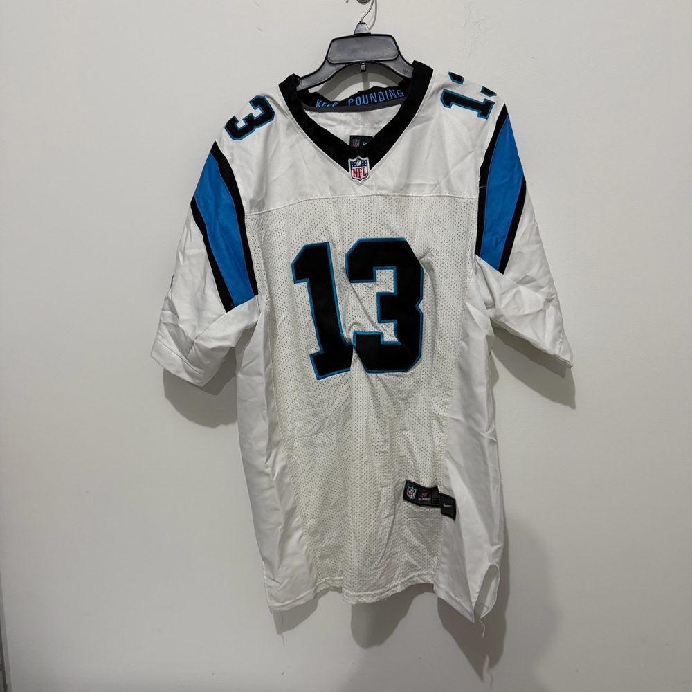 NFL White and Black Men's Jersey Carolina Panthers Kelvin Benjamin 13